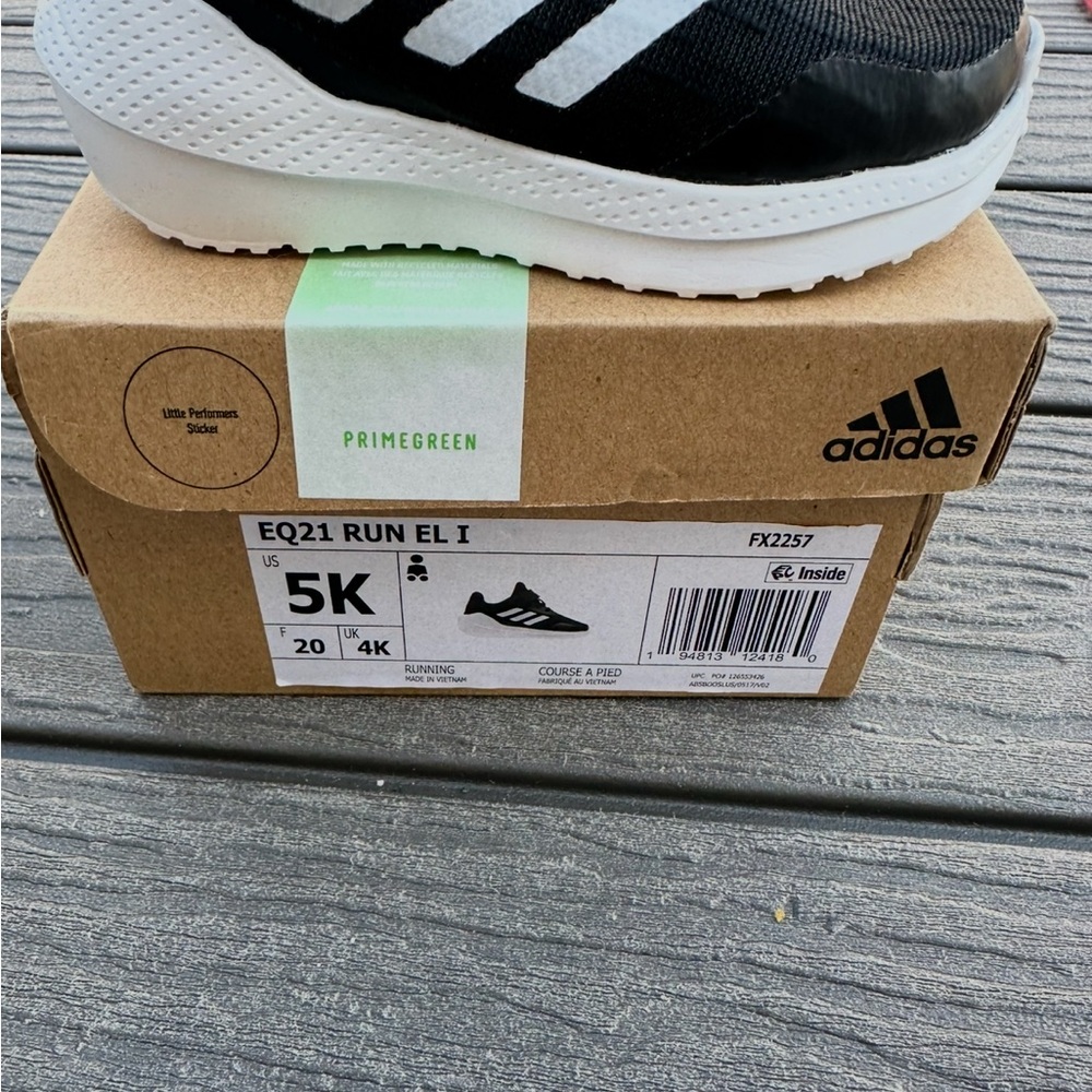 Adidas EQ21 Run Black and White Shoes